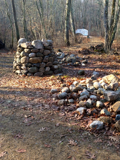 cairn by the polly coon bridge