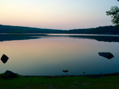 wyassup lake at sunrise